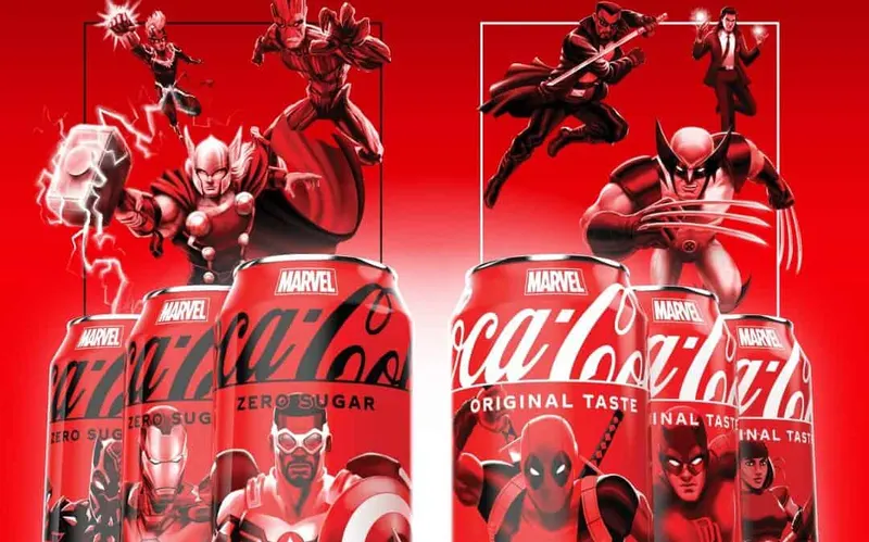 Coca-Cola e Marvel unidas em campanha global